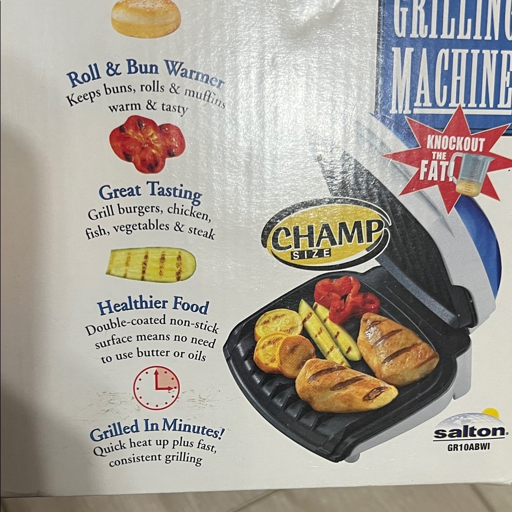 George Foreman Blue Grill Machine - Picture 7 of 10